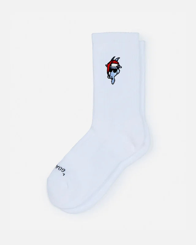Santa Chuckle Crew Socks-1 pack