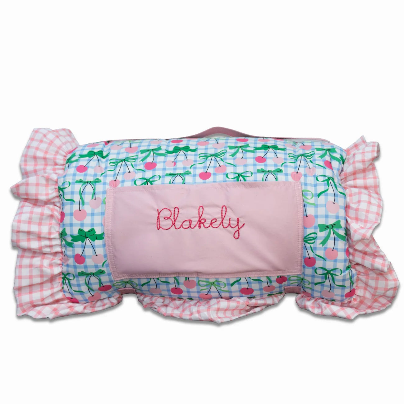 Cherries Ruffle Nap Mat