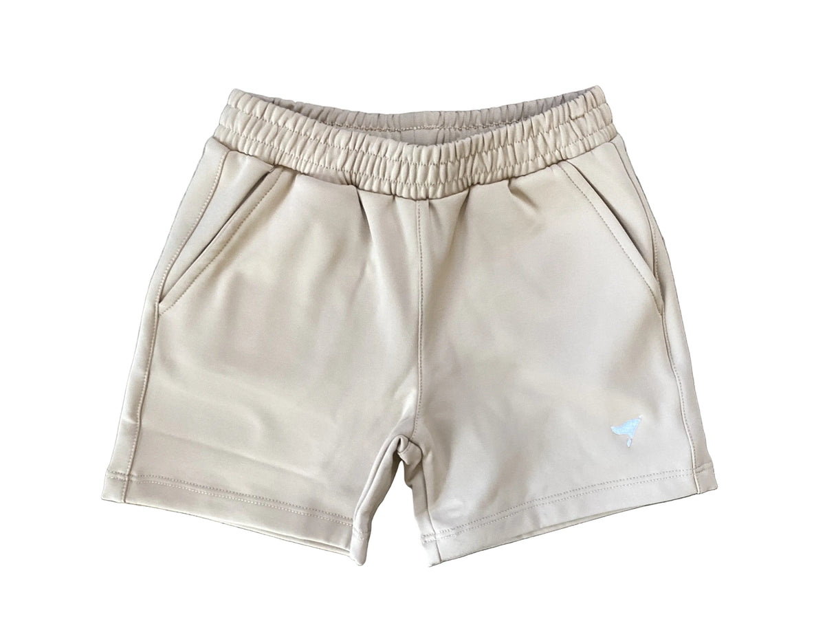 River Fleece Performance Shorts-Khaki