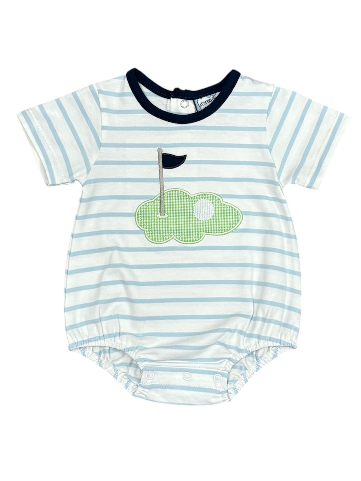Golf Applique Boy Bubble