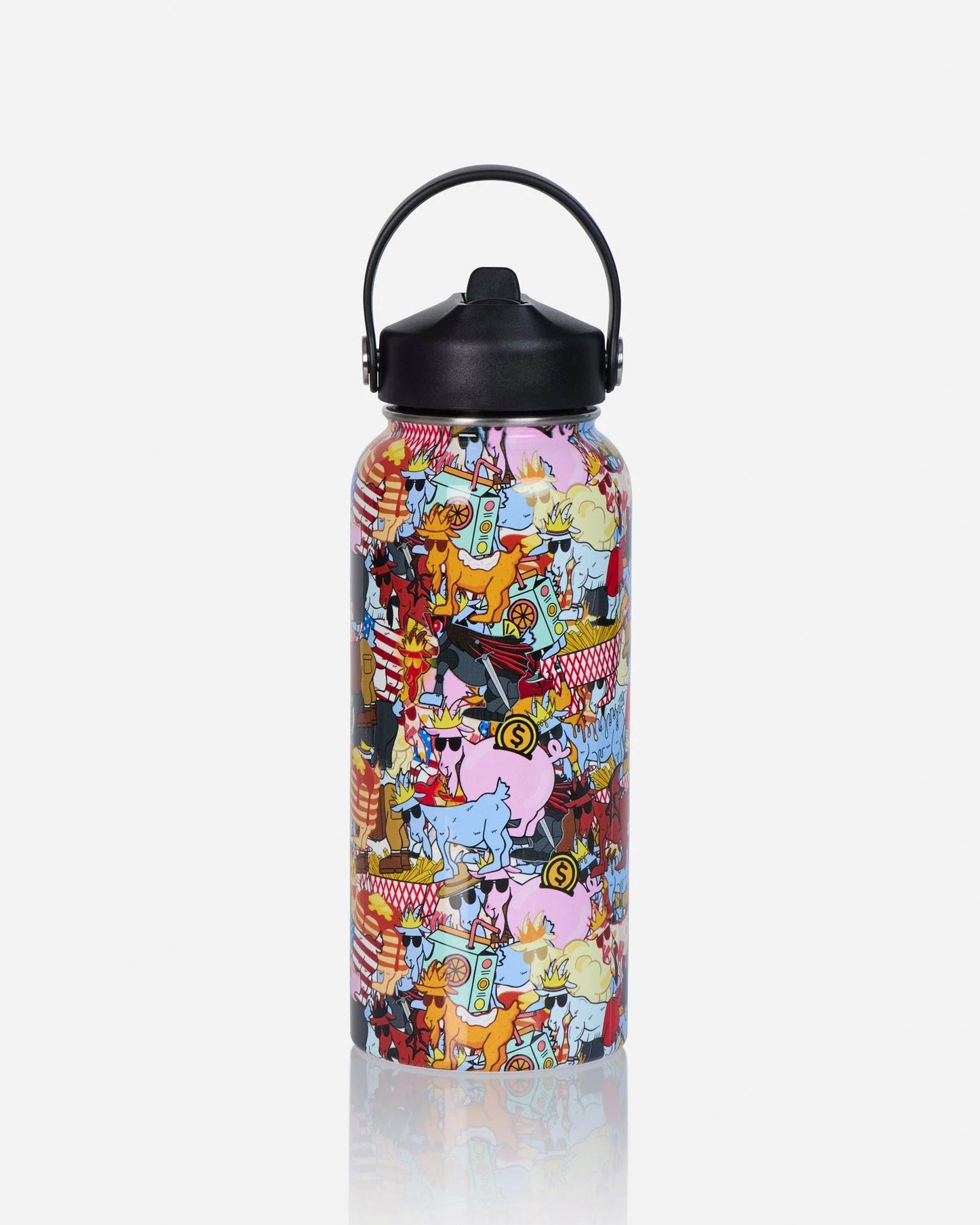 Sticker Mashup Water Bottle