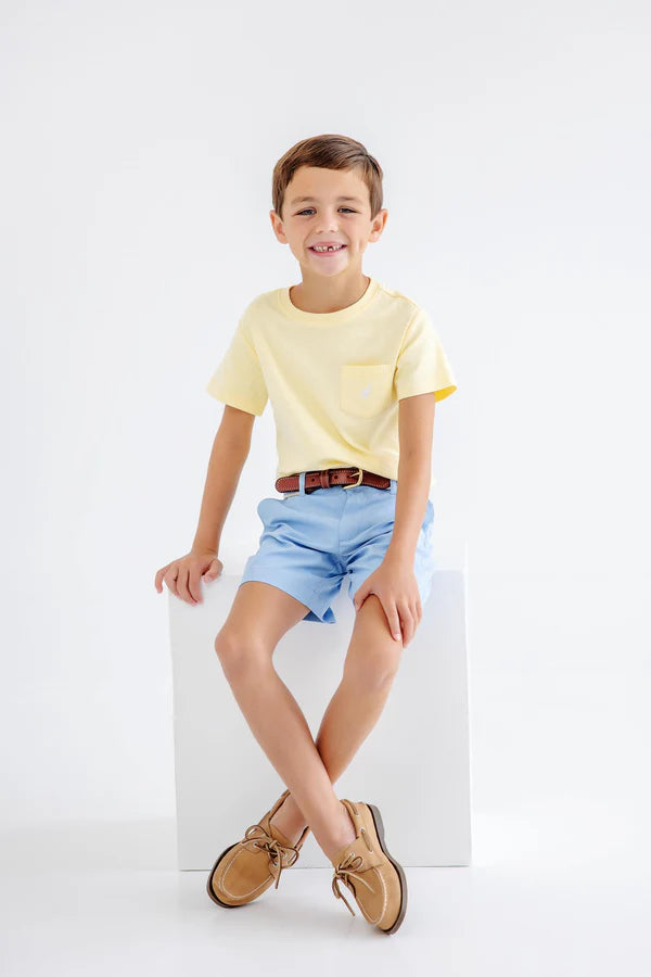 Lake Worth Yellow with Sarasota Sky Stork Carter Crewneck