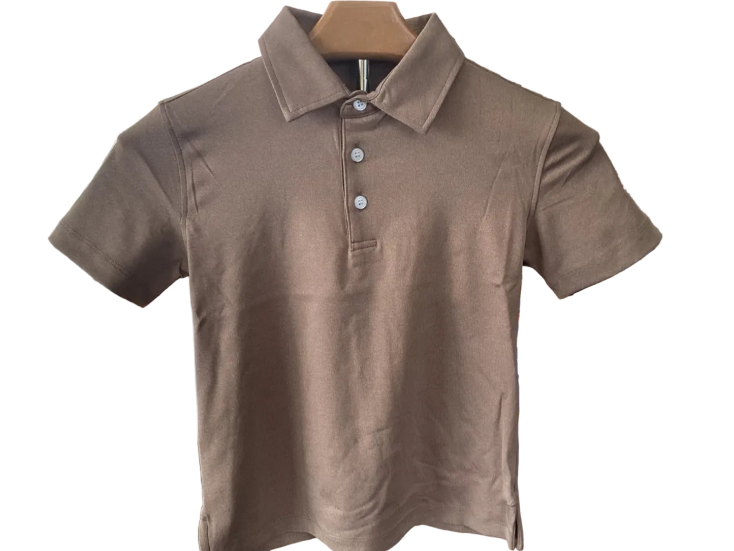 Brown Heather Polo