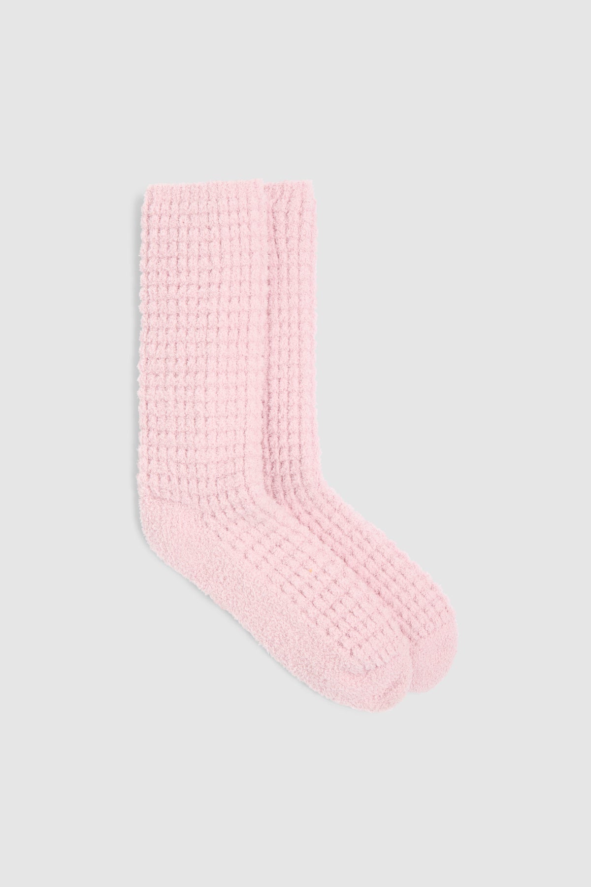 Waffle Socks - Petal