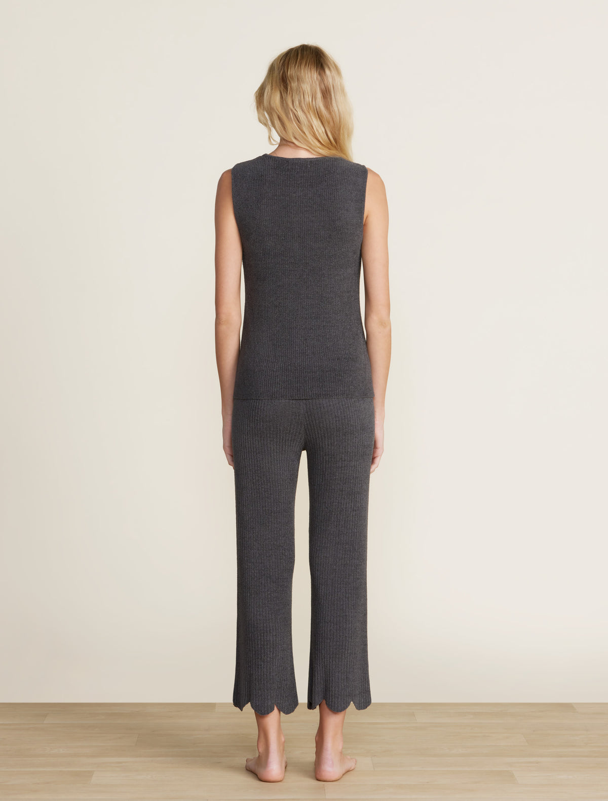 Barefoot Dreams CozyChic Ultra Lite Ribbed Tank - Carbon