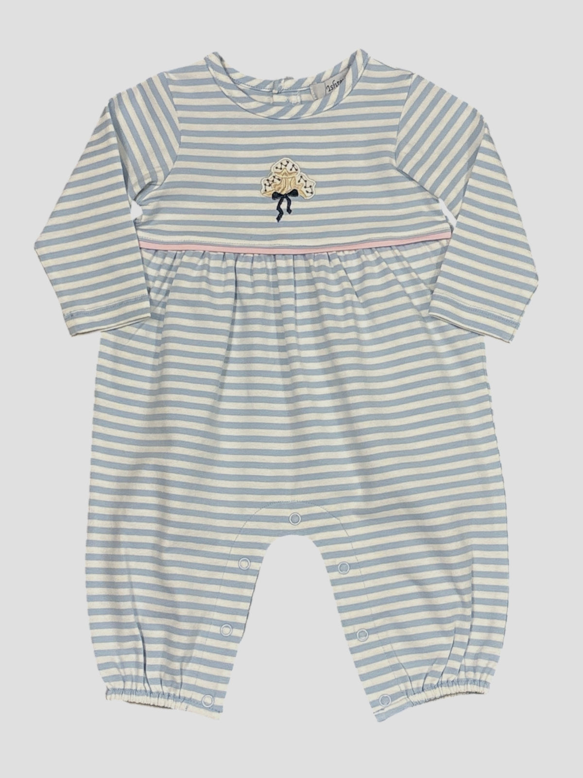 Cotton Applique Girl's Romper