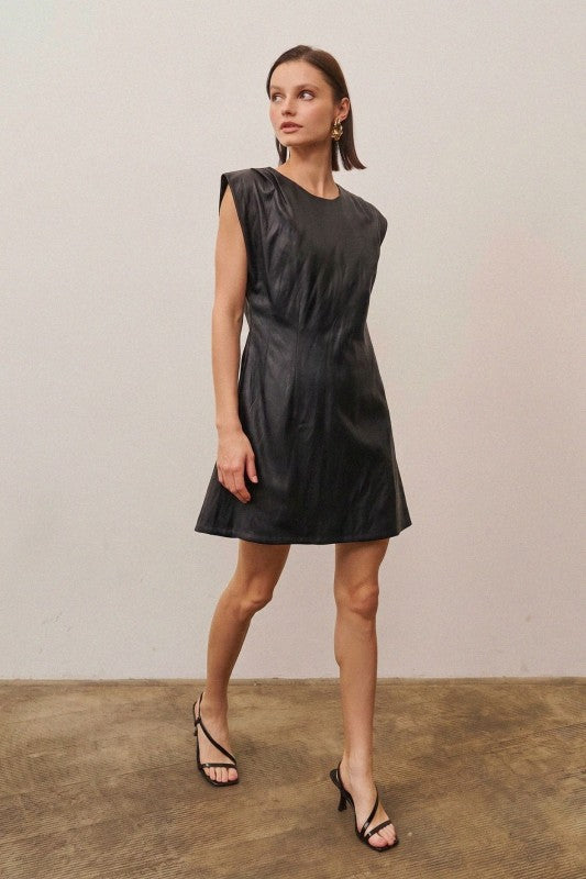Leather Mini Dress
