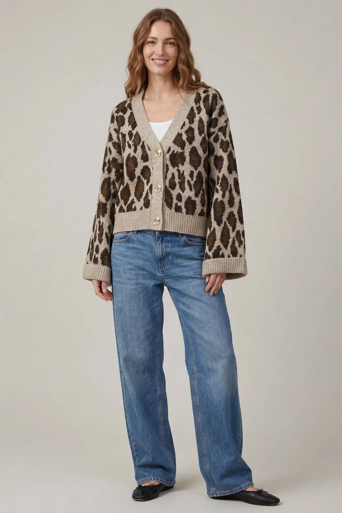Leopard Print Cardigan