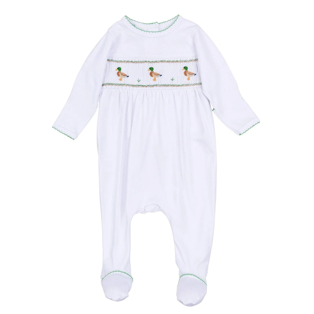 Mallard Moments Smocked Footie