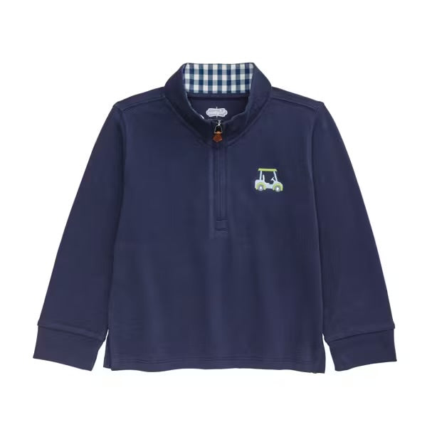 Boys’ Golf Quarter Zip - Golf Cart