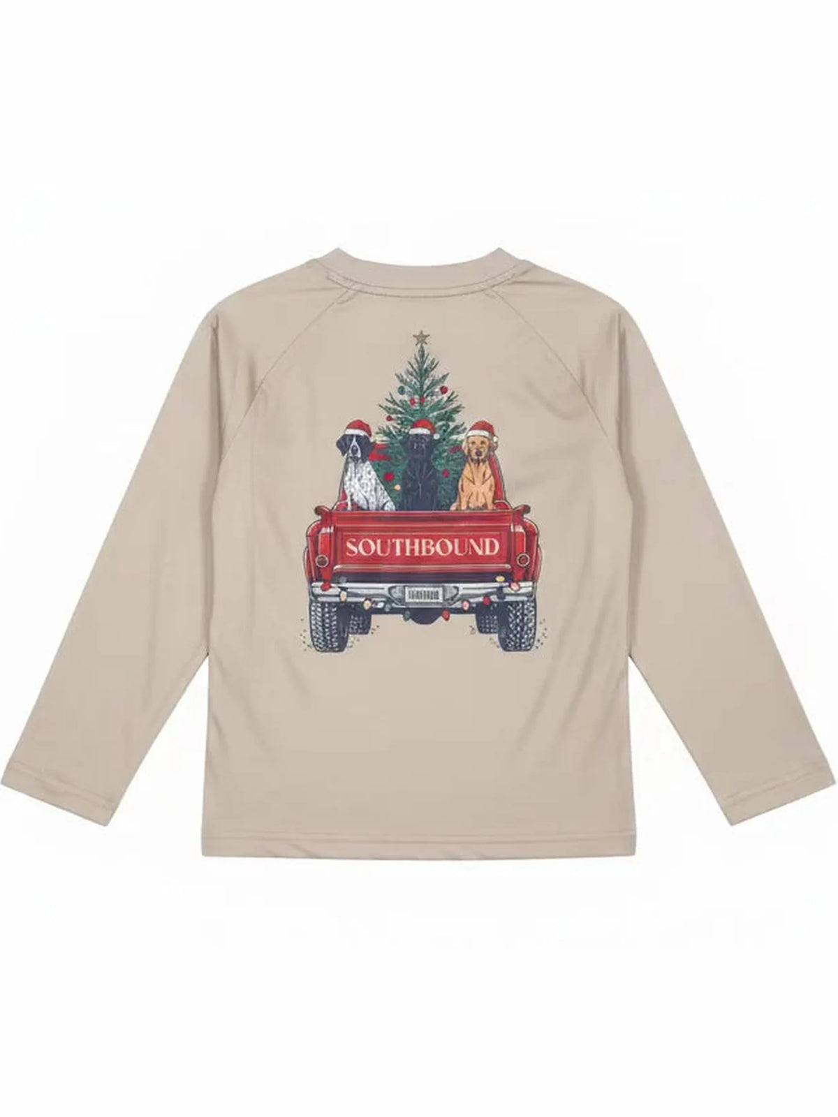 Performance Tee-Christmas Dog Truck