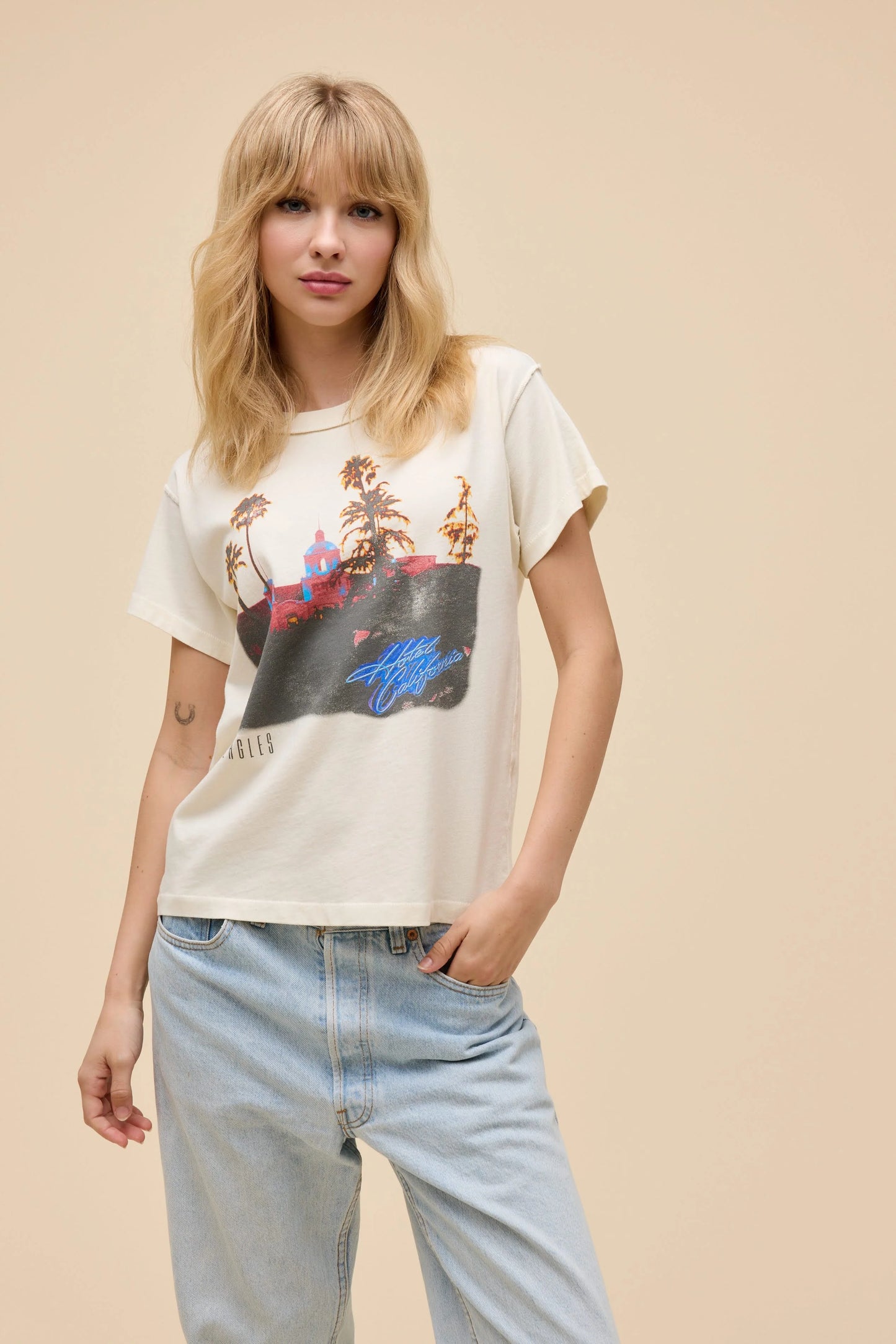 Eagles Hotel California Sketch Tour Tee