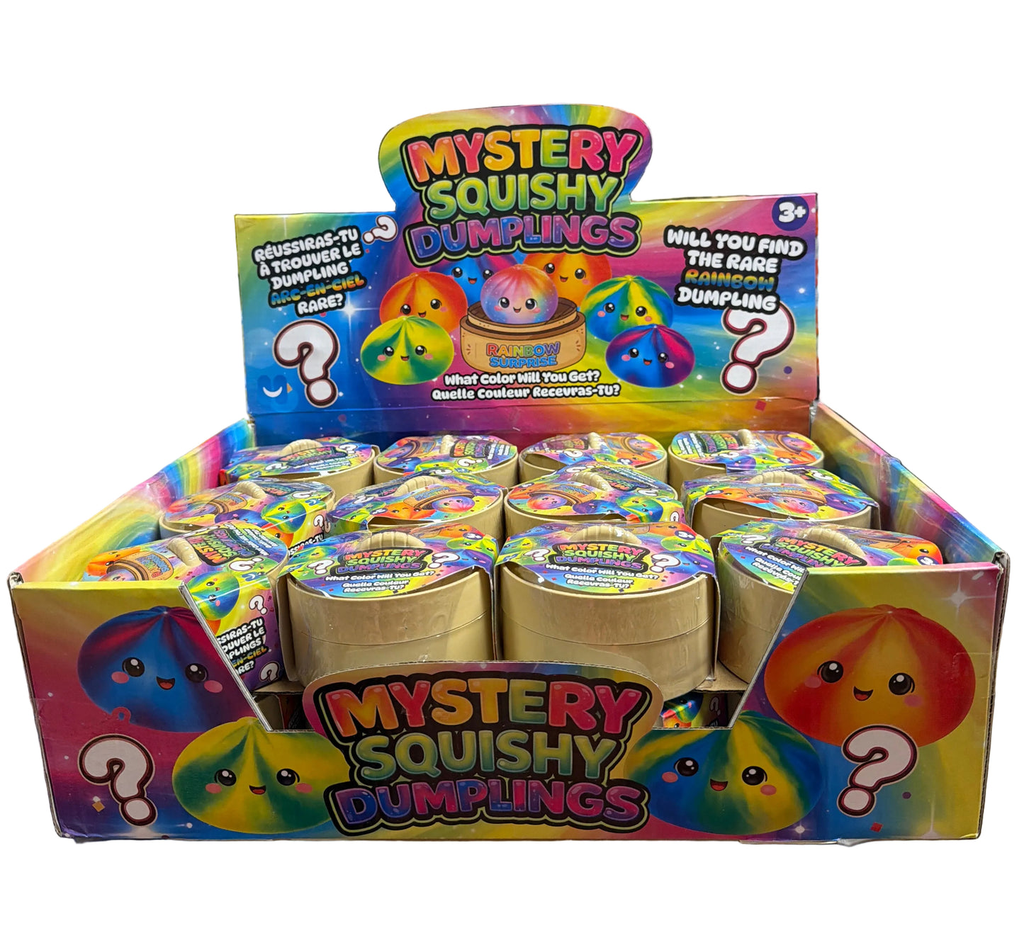 4" Tie-Dye Mystery Squishy Dumpling