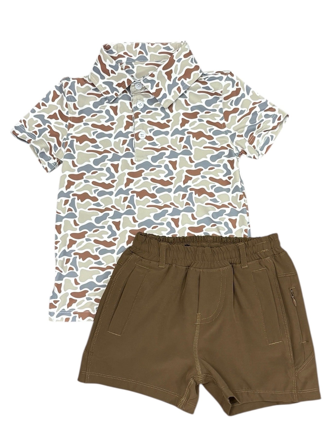 Brown FB Shorts
