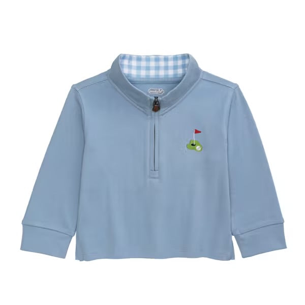 Blue Golf Flag Quarter Zip