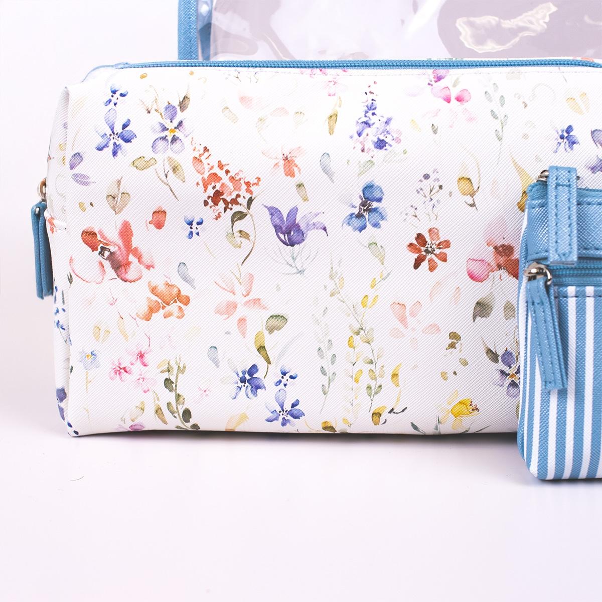 Nora Travel Cosmetic Set Blue