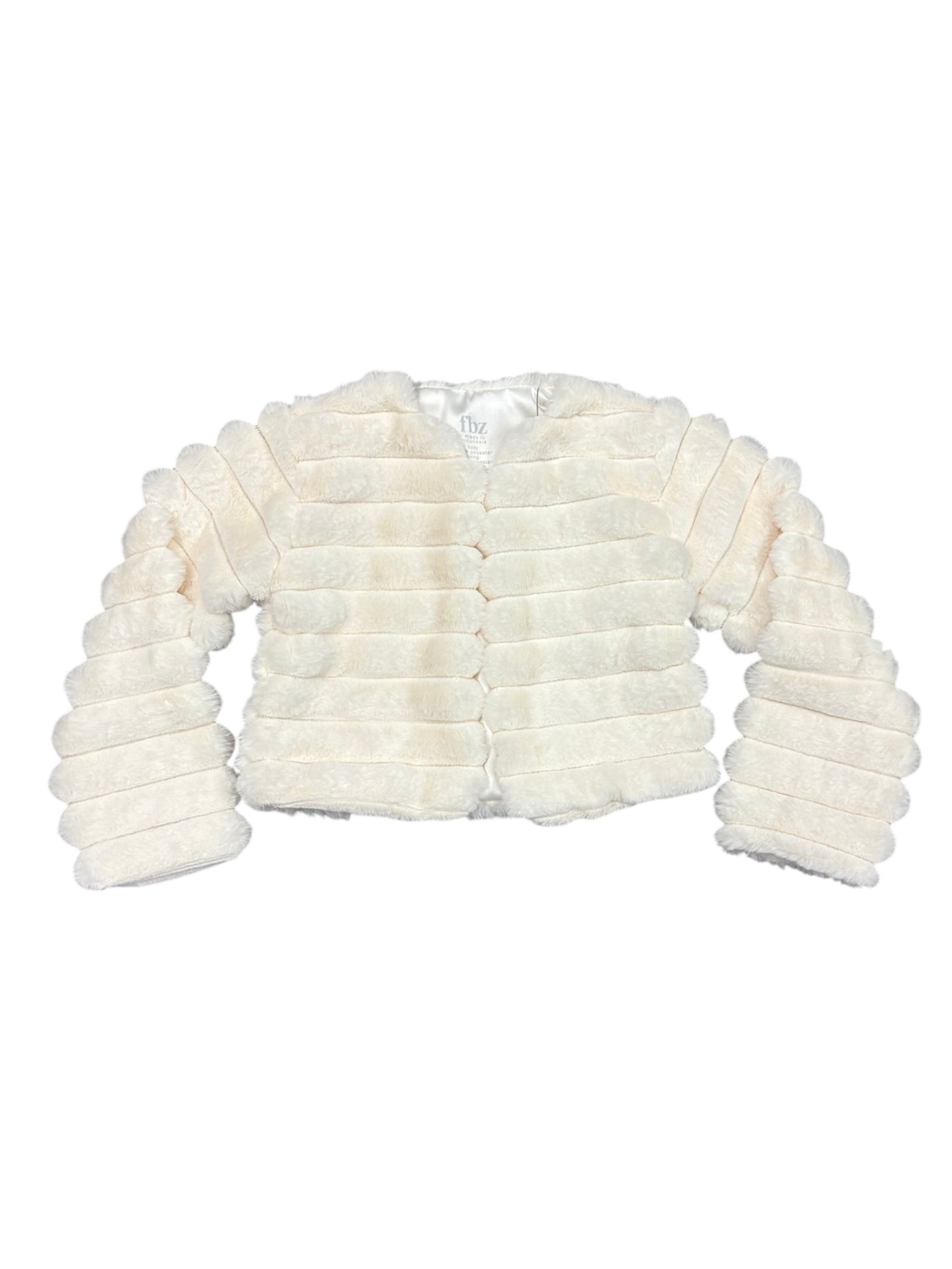 Off White Lined Fur Jacket