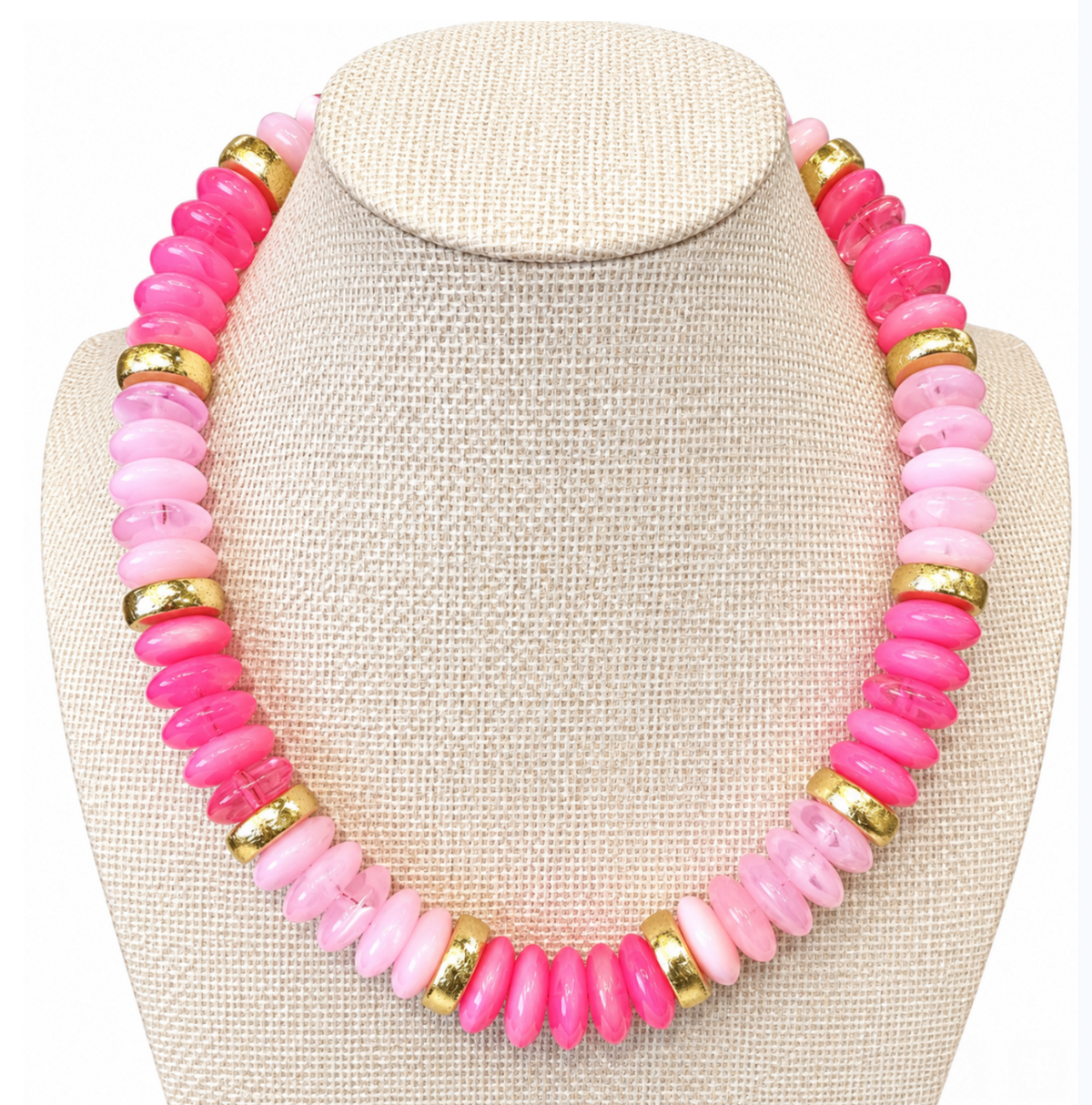Jules Necklace In Pink