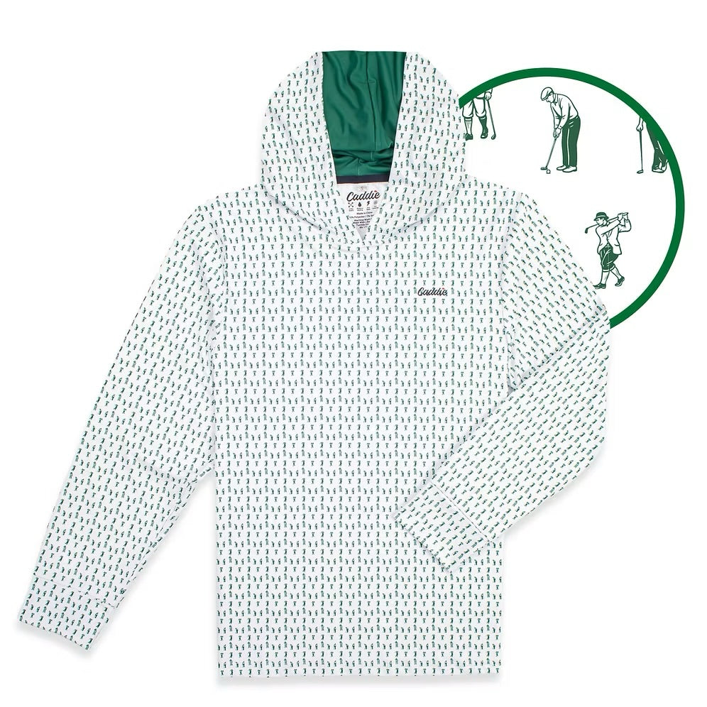 Bogey Hoodie-Green/White