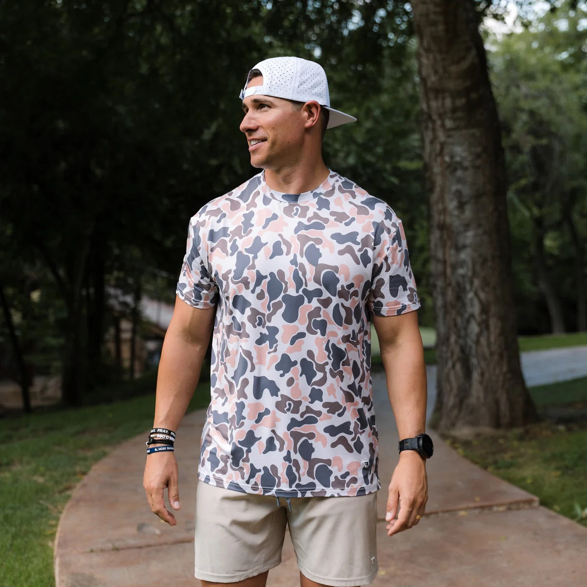 Go To Tee - Vintage Camo Men