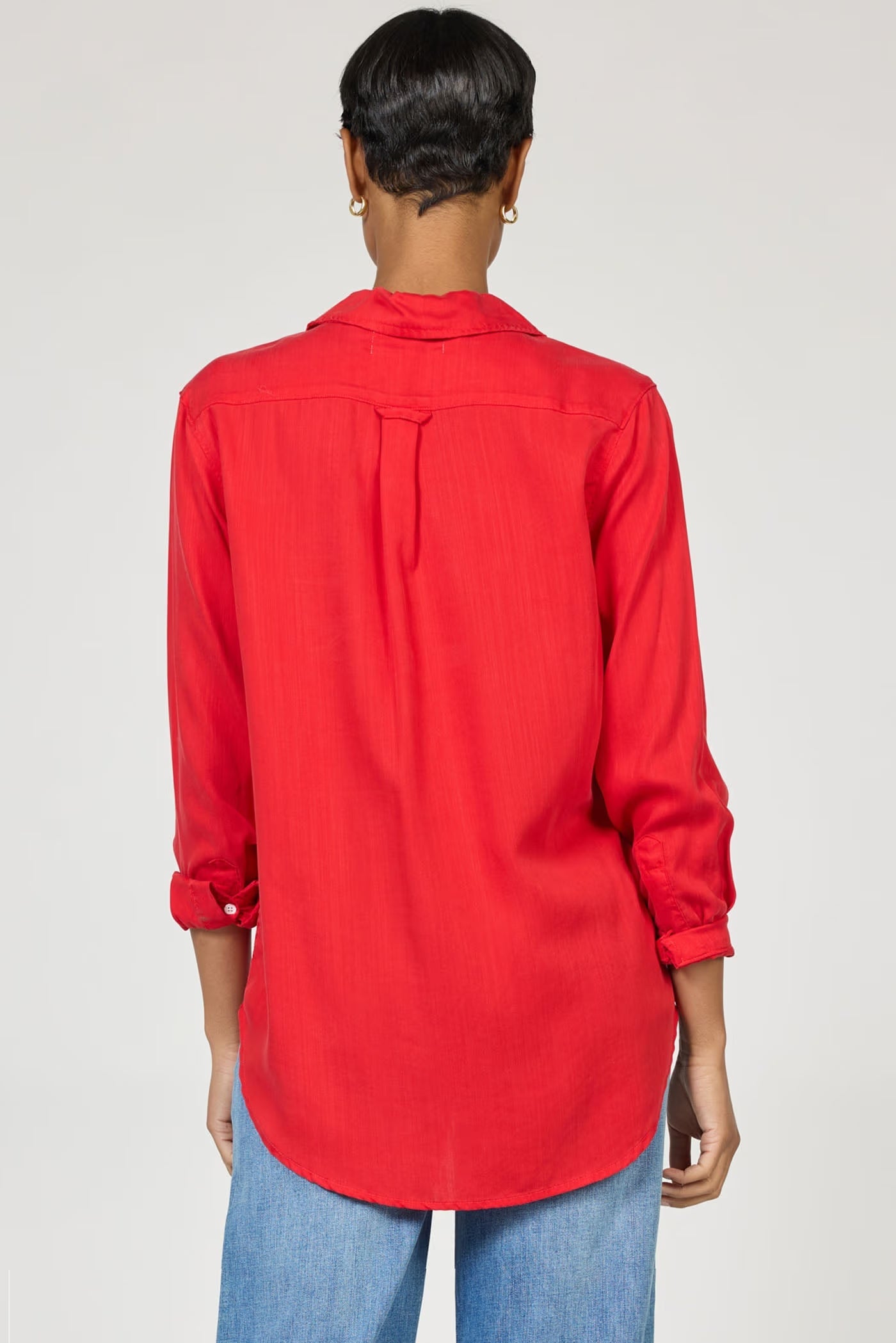 Galina Collar Tencel Shirt - Salsa