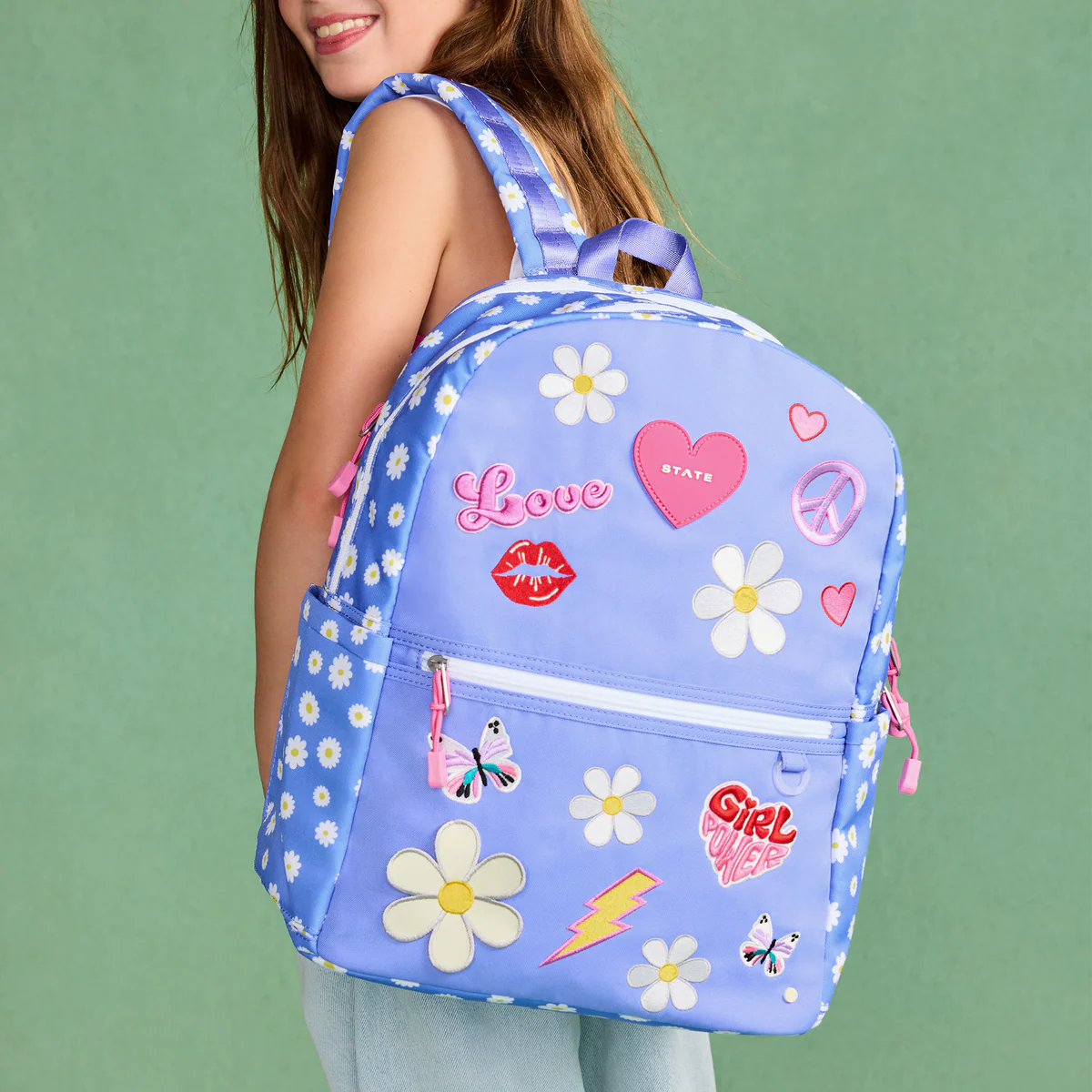 Girl Power Kane Double Pocket Backpack