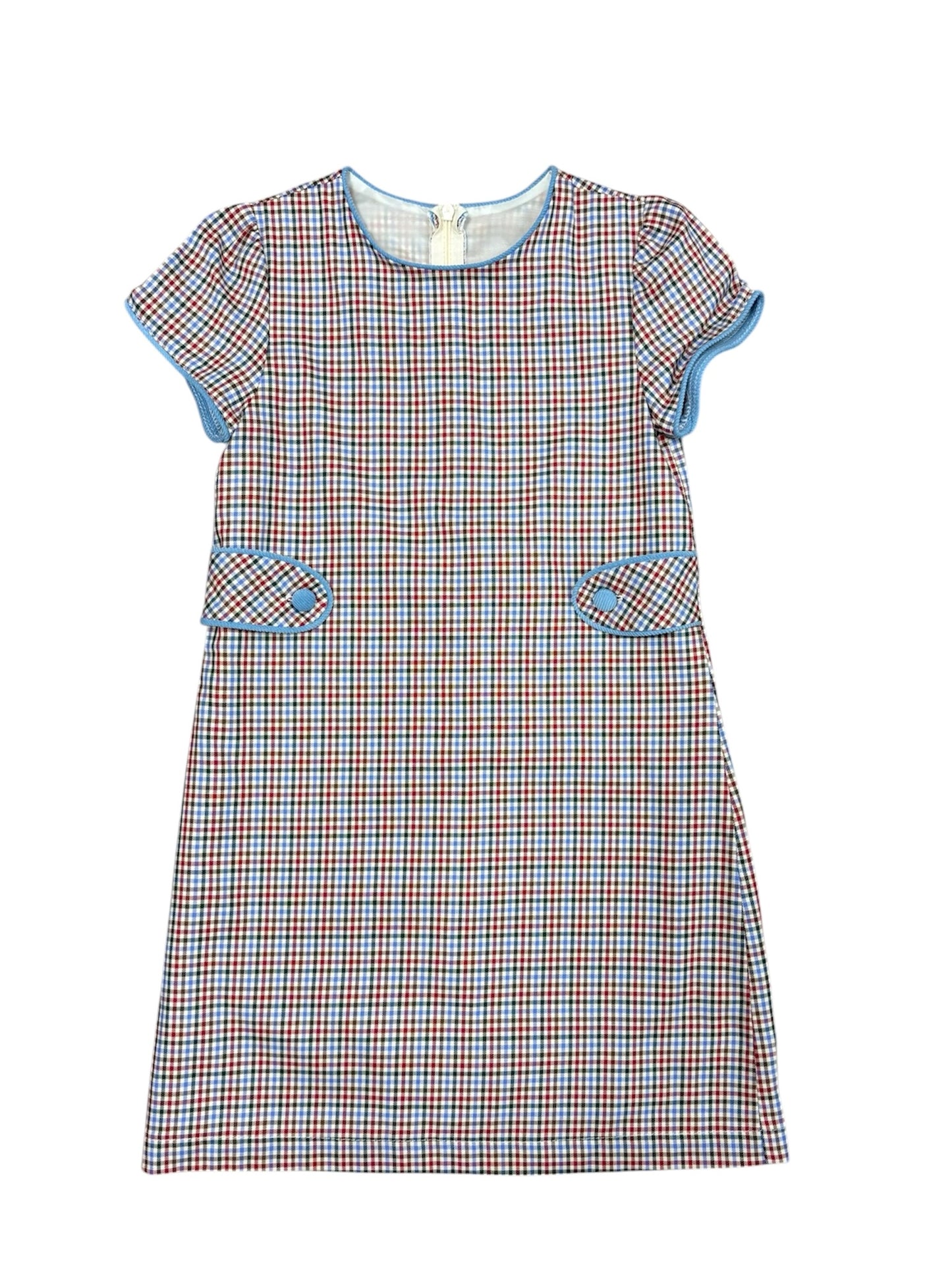 Autumn Plaid A Line Dress