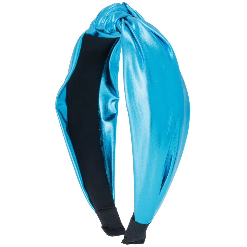 Turquoise Metallic Knot Headband