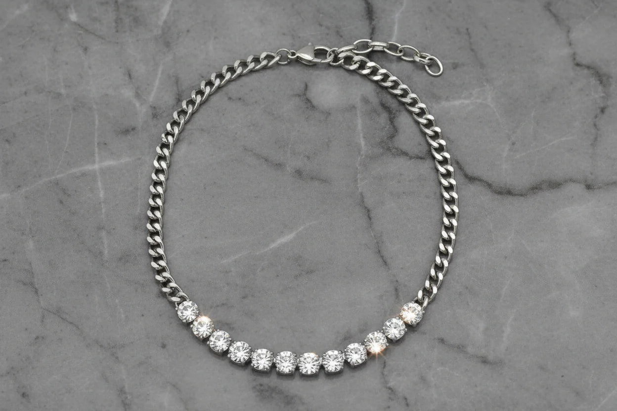 Cuban Necklace In Silver