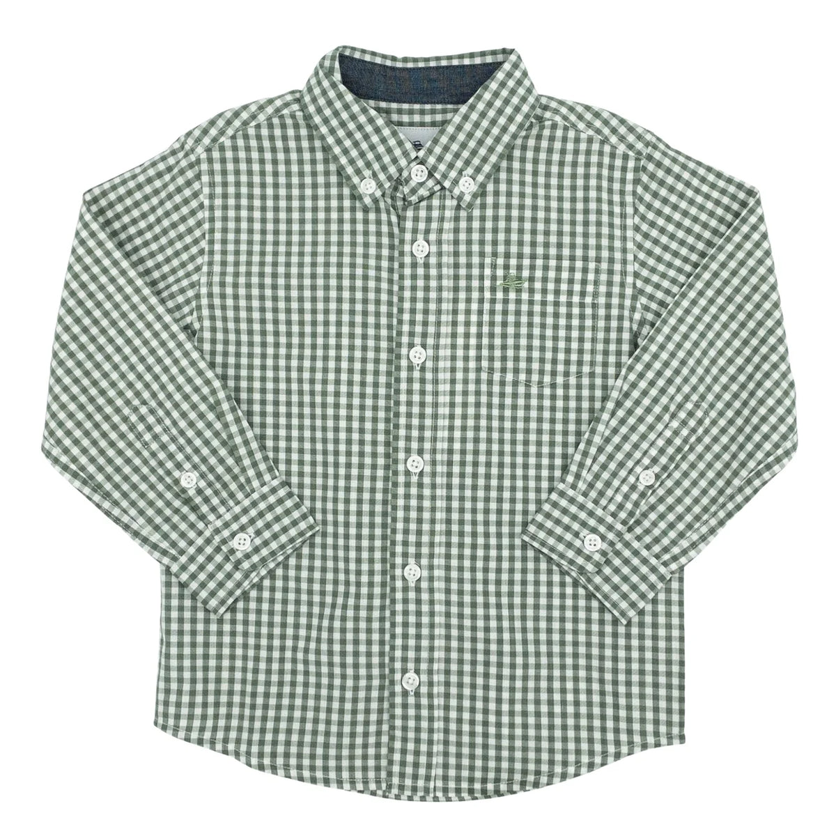 Green Plaid Dress Shirt