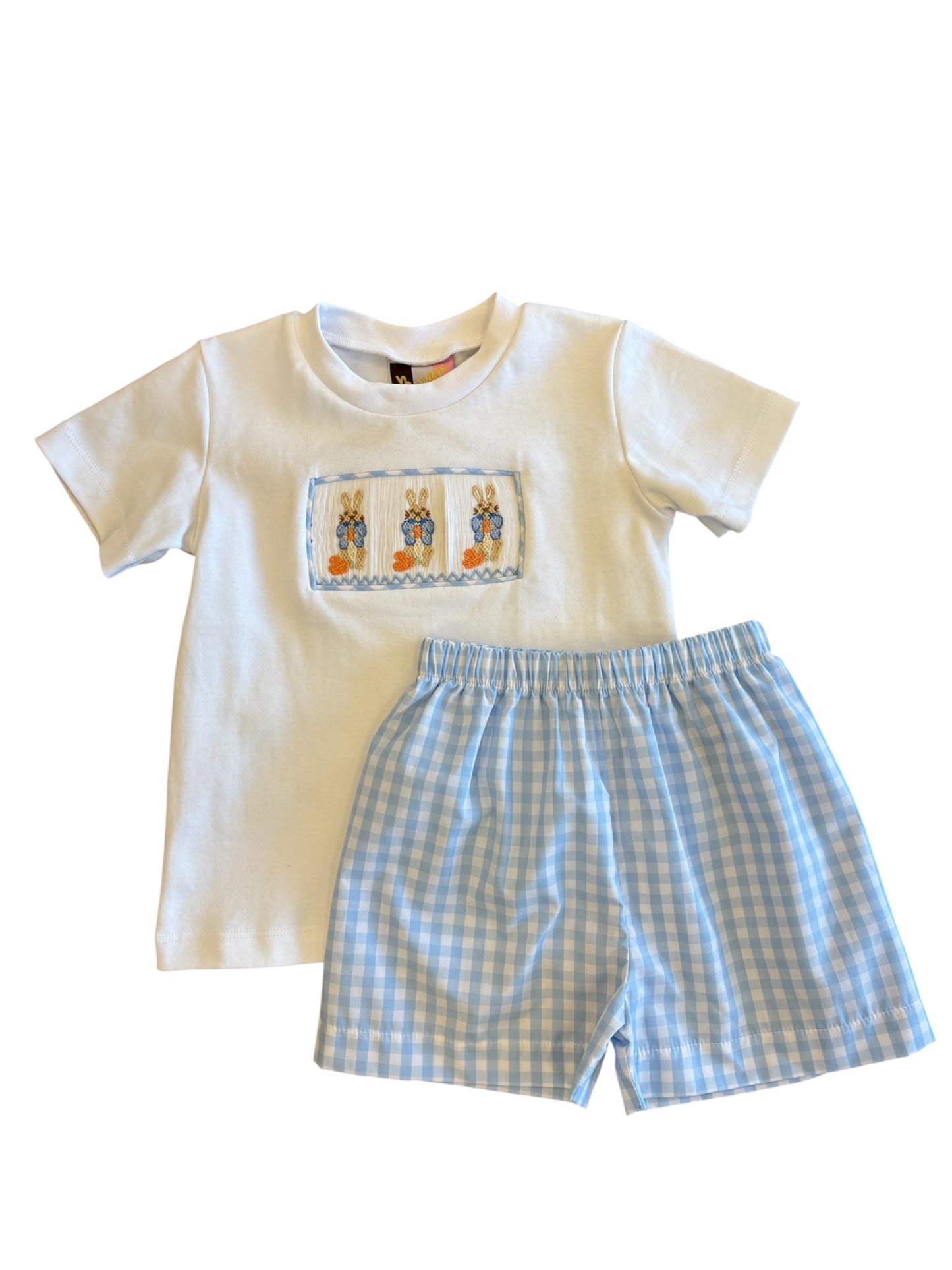 Peter Rabbit Smocked Short Set