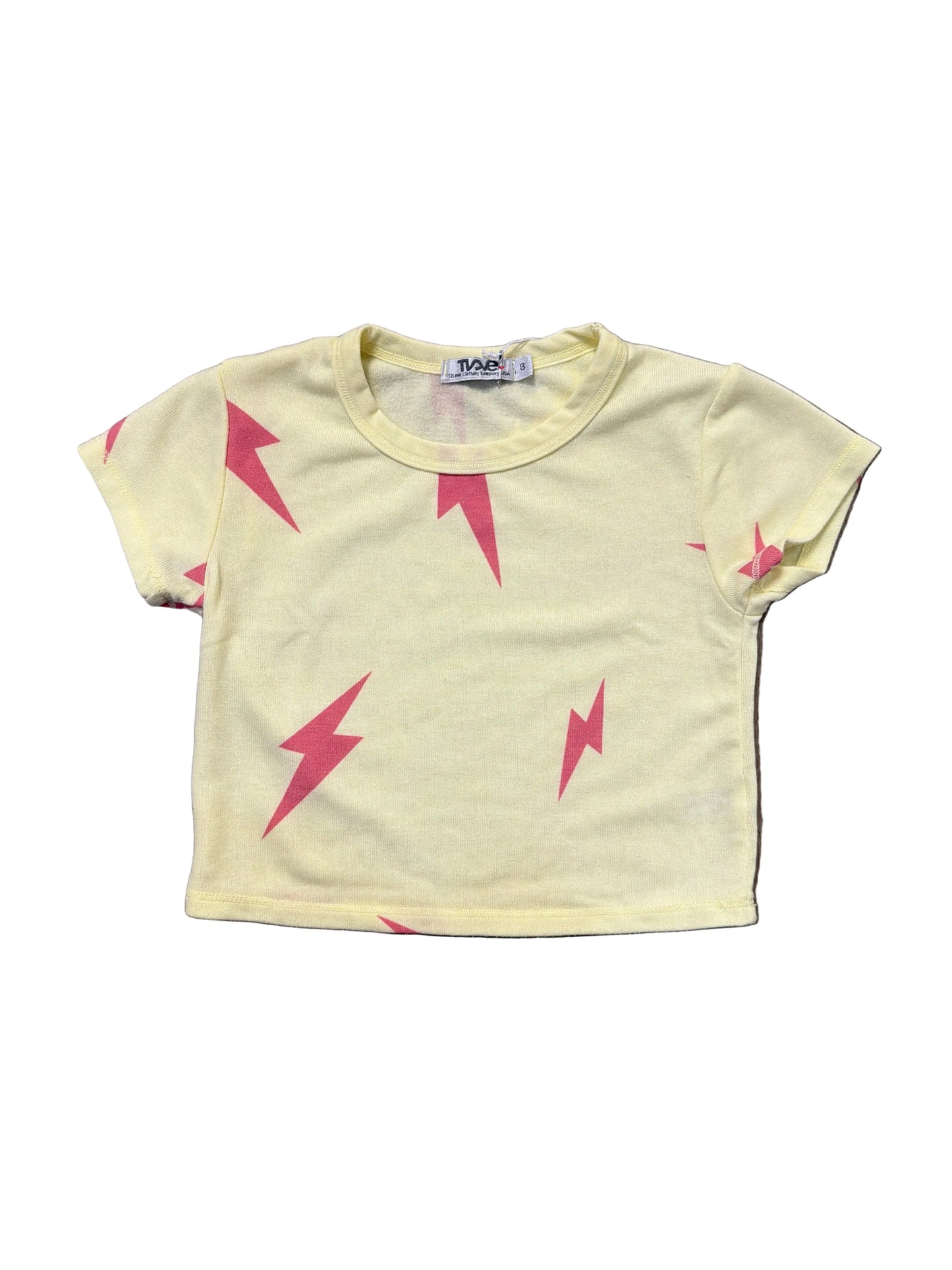 Pink Lightning Butter Tee
