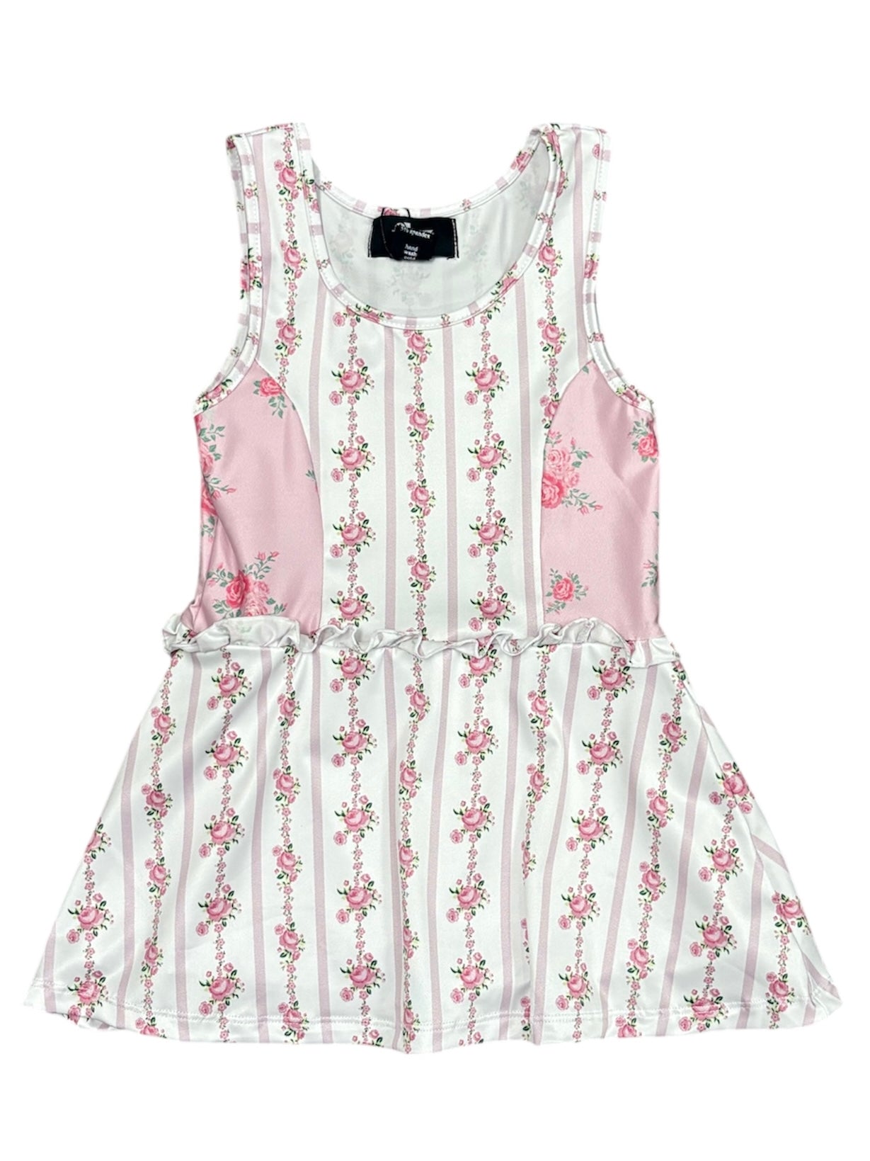 Floral Striped Athletic Dress