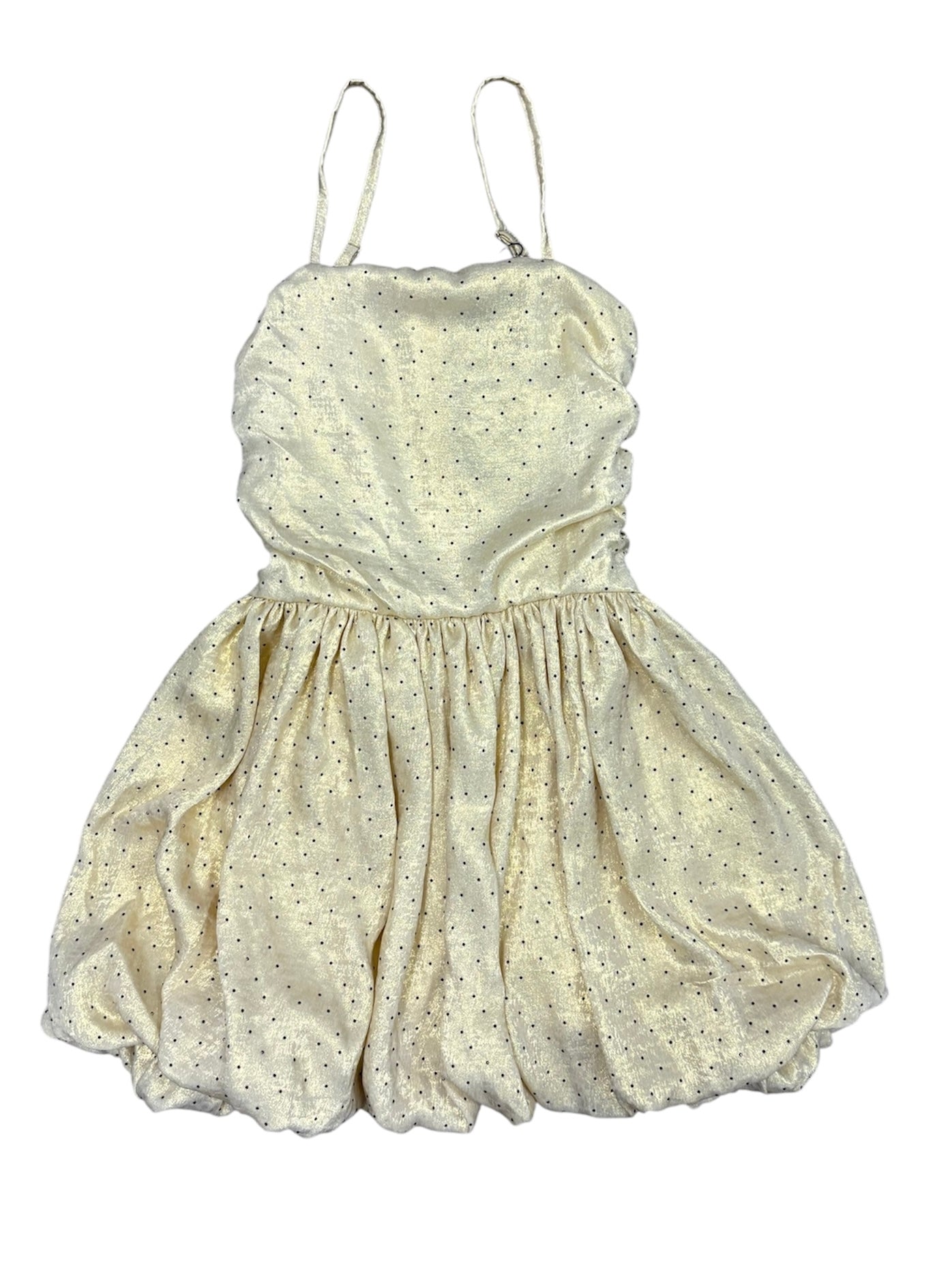 Gold Metallic Studded Dress
