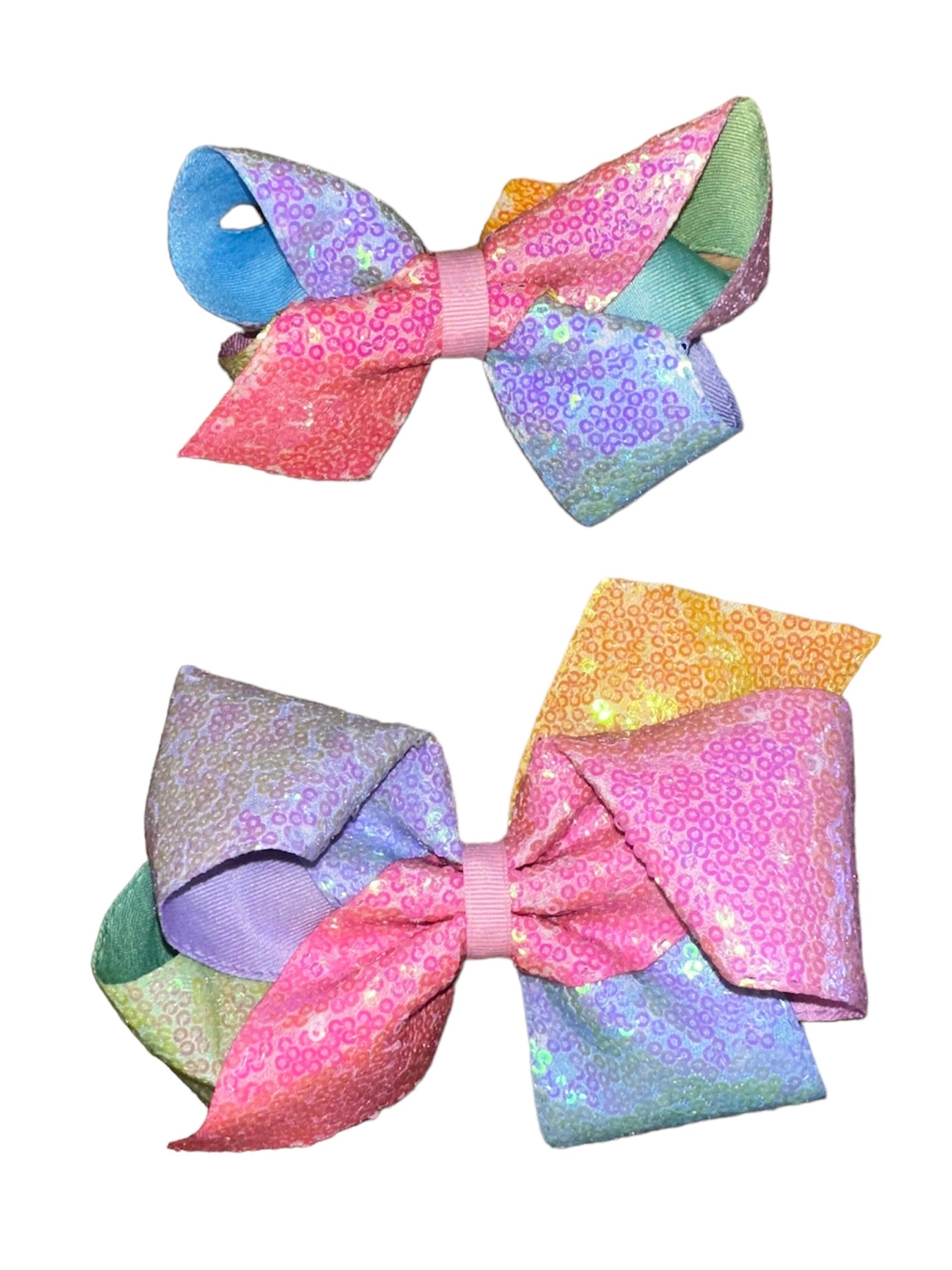 Pastel Sequin Bow