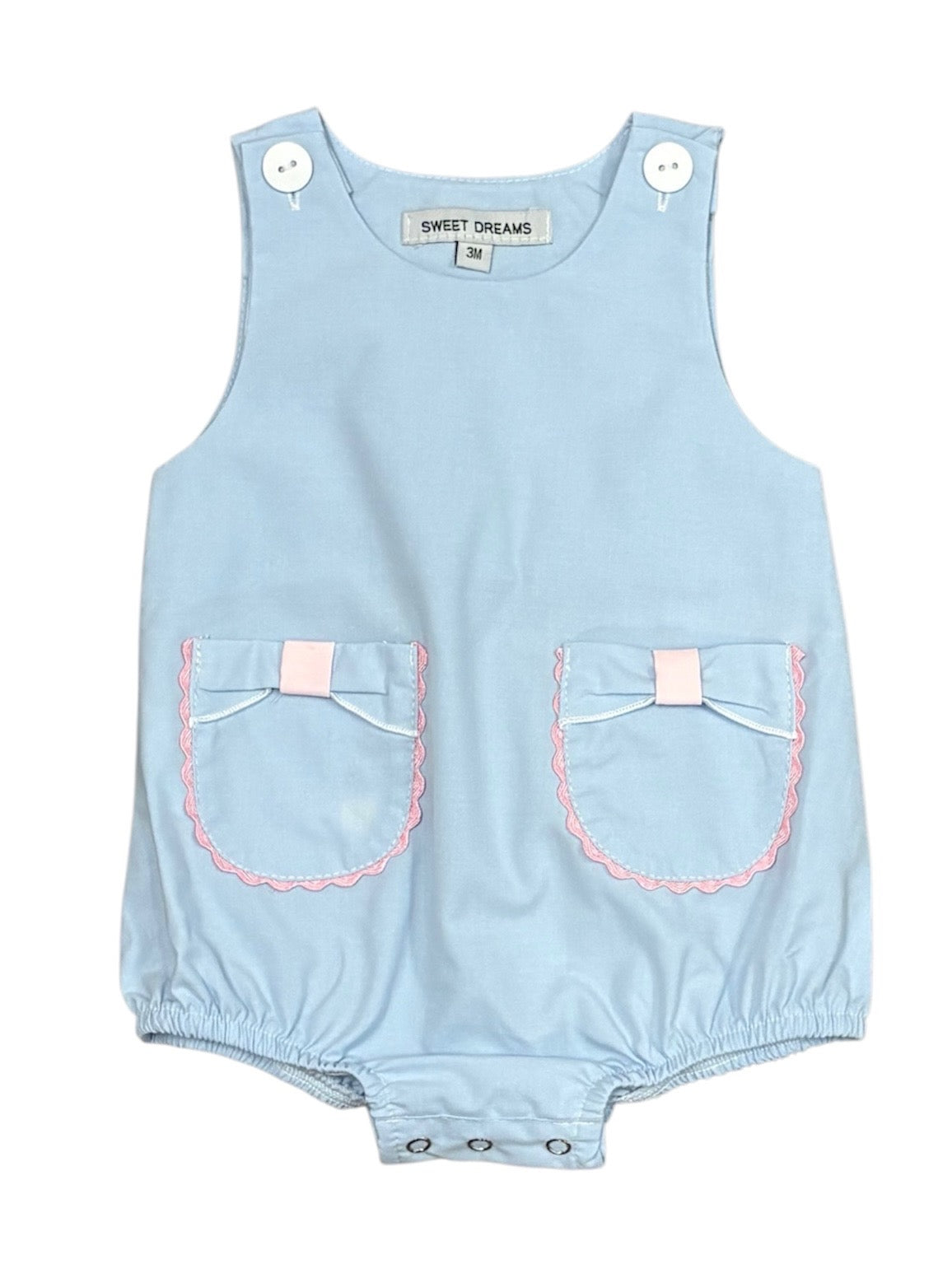 Blue Bow Pocket Bubble