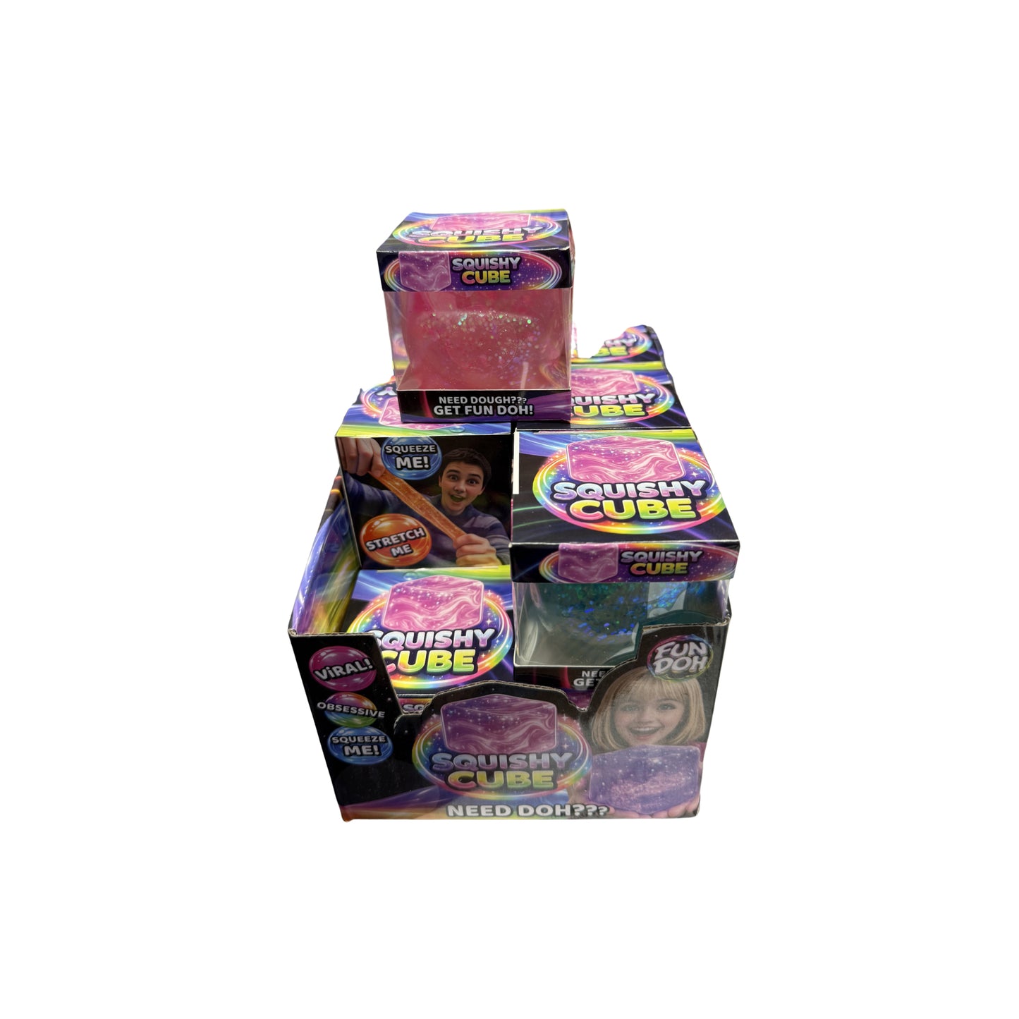 Sugar Squish Glitter Cube