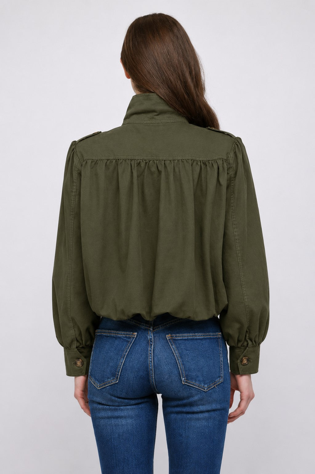 Olive Bomber Jacket