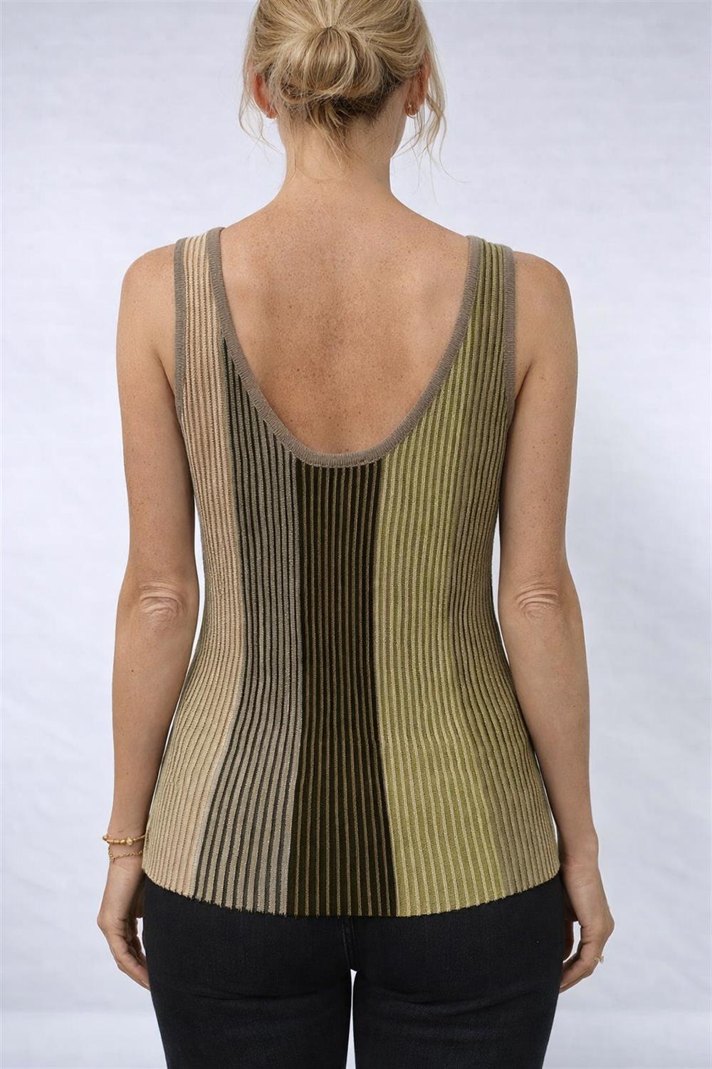 Olive Multi Knit Tank