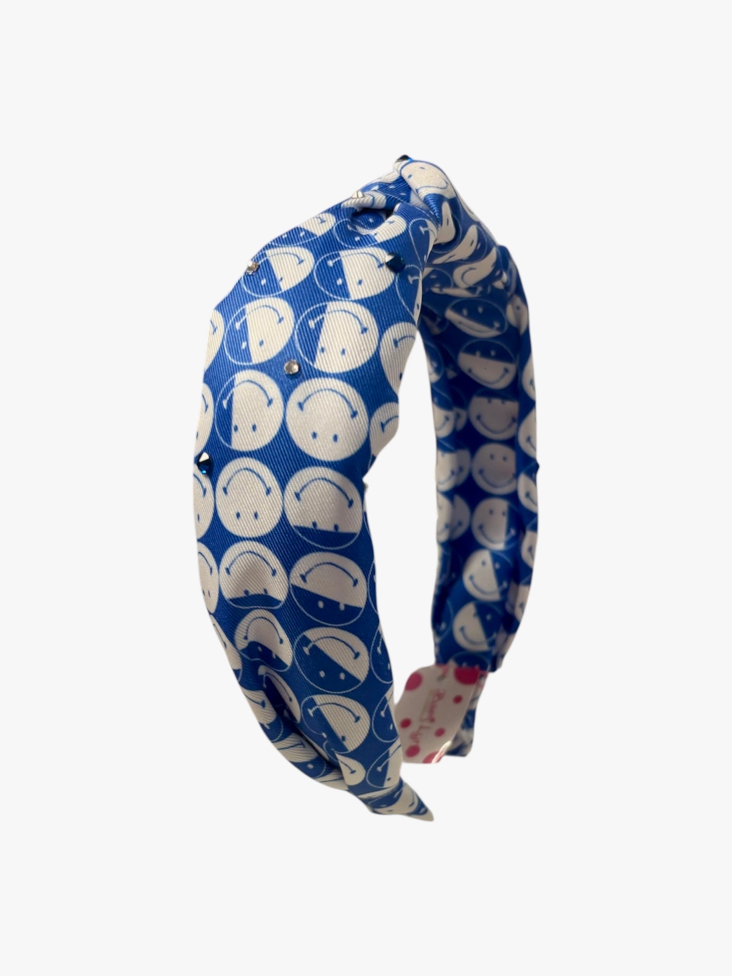 Crystallized Smiley Knot Headband