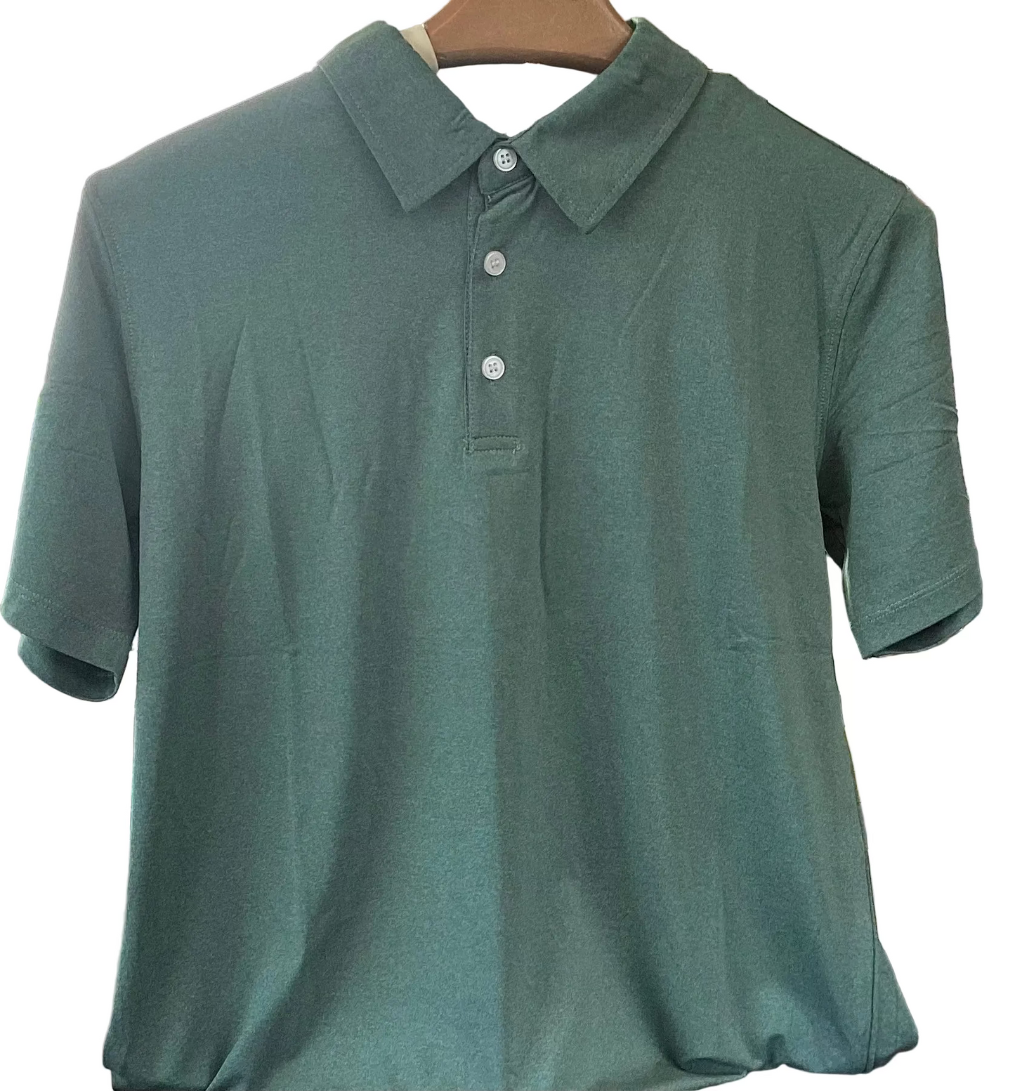 Green Heather Polo