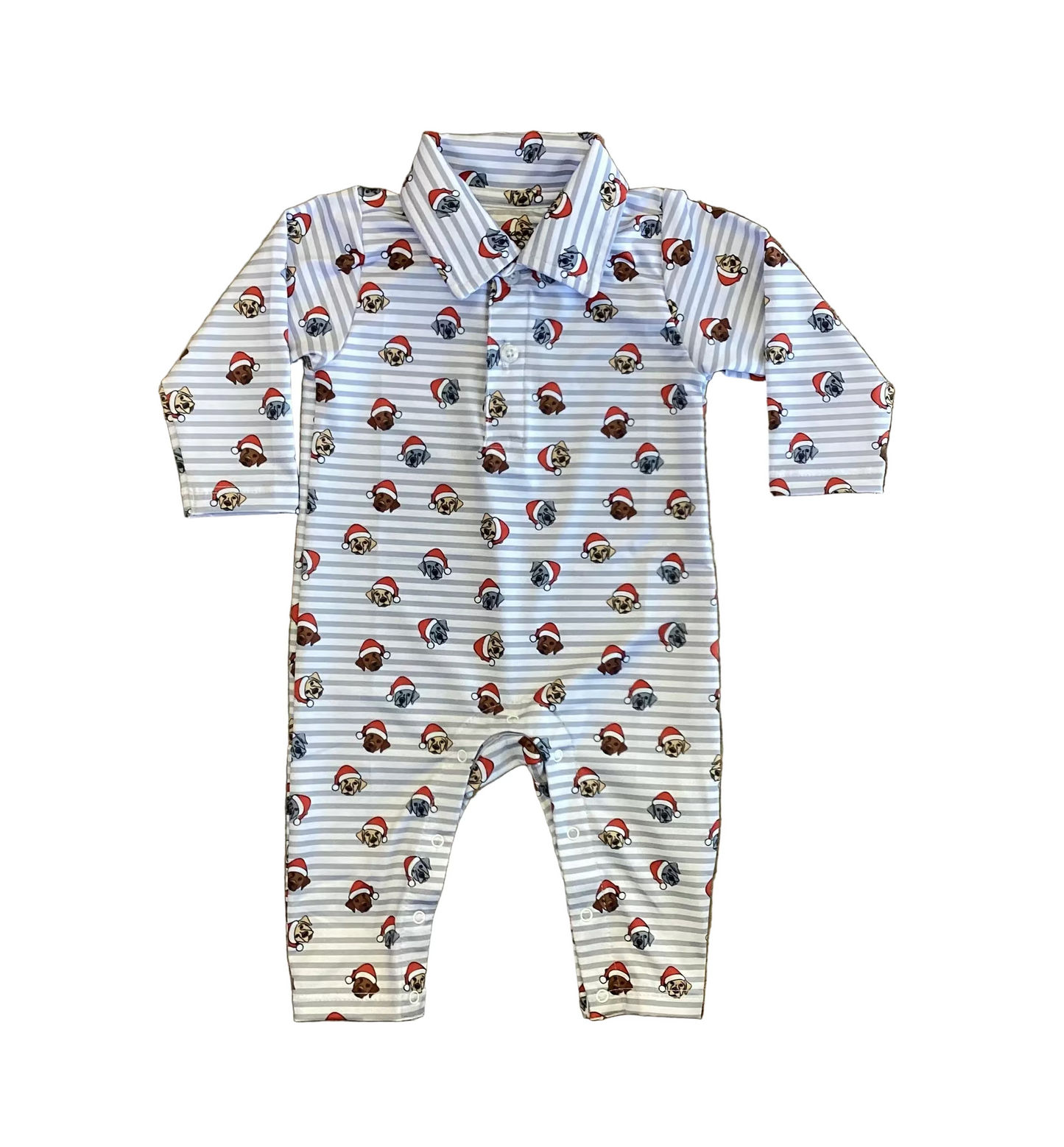 Banks Performance Romper-Santa Dogs