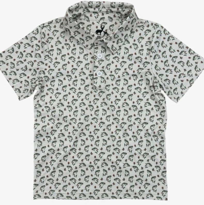 Trout Traditions CoolShade Scottie Polo