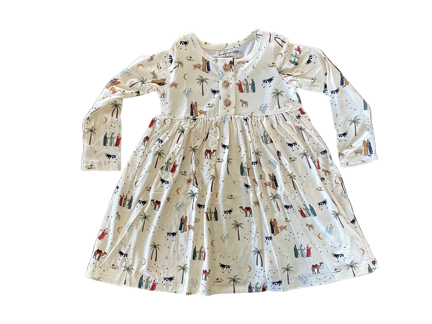 LS Henley Dress-Nativity