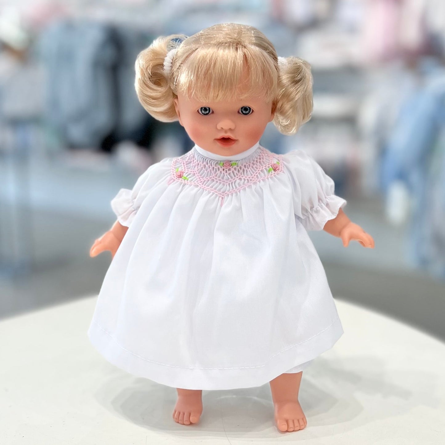 Carly Blue Eye 10” Doll W Pigtails