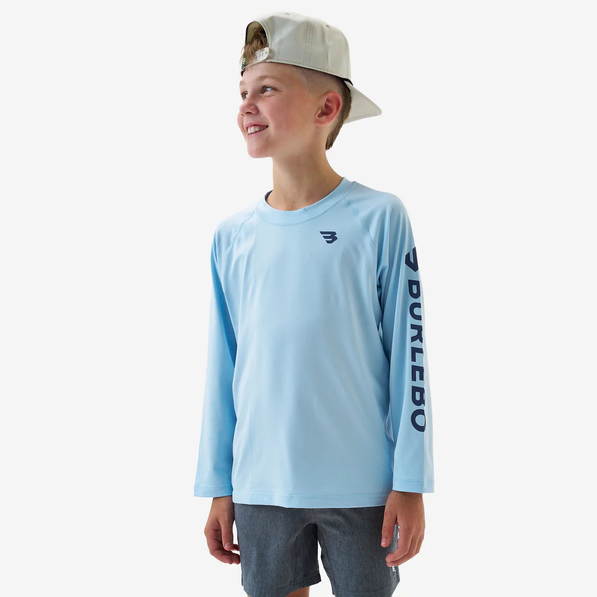 Rash Guard - Baby Blue And Navy
