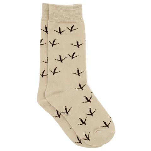 Lucky Duck Socks - Turkey Tracks