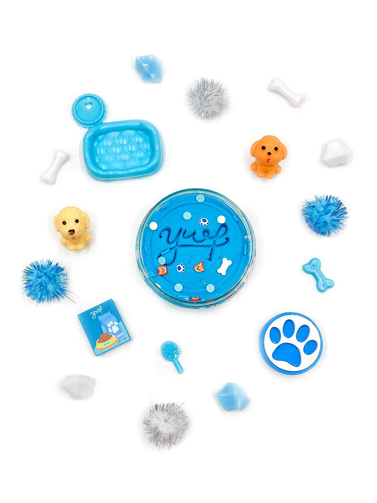 Grab & Go Dough Jar Blue Pet Shop