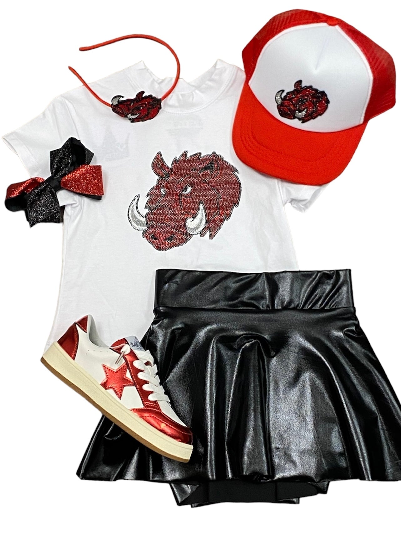 Hog Sequin Game Day Tee