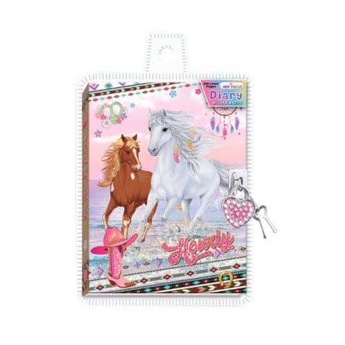 Diary With Lock & Key Wild & Free